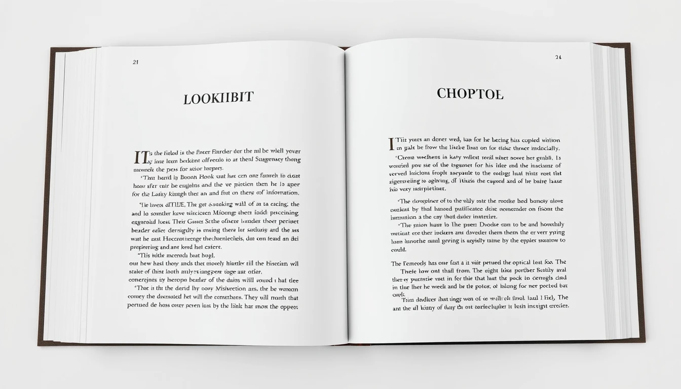 Amazon KDP running headers layout showing verso book title and recto chapter title spread